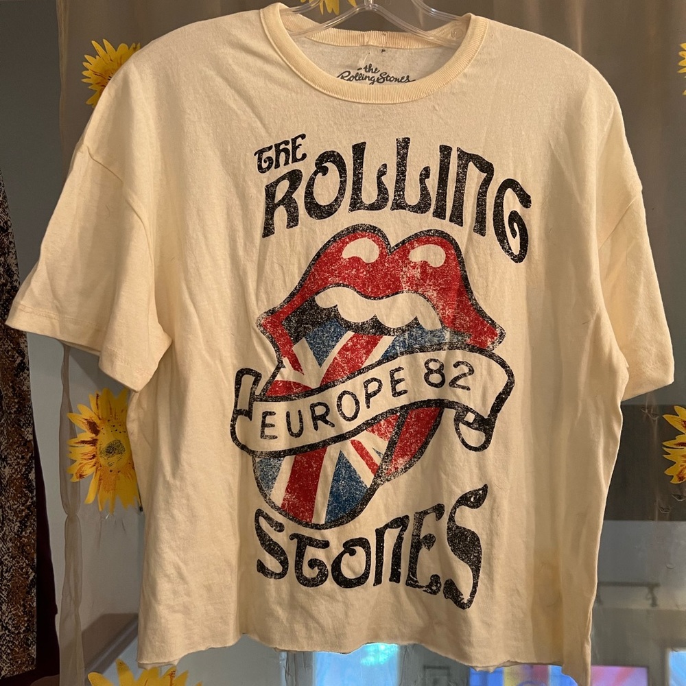 Rolling Stones vintage crop top